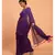 Suta Purple Embellished Sequinned Pure Cotton Saree