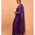 Suta Purple Embellished Sequinned Pure Cotton Saree