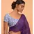 Suta Purple Embellished Sequinned Pure Cotton Saree