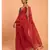 Suta Red Embellished Sequinned Pure Cotton Saree