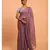 Suta Women Violet Embellished Sequinned Pure Cotton Saree