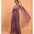 Suta Women Violet Embellished Sequinned Pure Cotton Saree