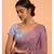 Suta Women Violet Embellished Sequinned Pure Cotton Saree