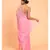 Suta Pink Embellished Sequinned Pure Cotton Saree
