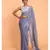 Suta Blue Embellished Sequinned Pure Cotton