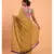Suta Women Mustard Solid Cotton Blend Saree With Tassels