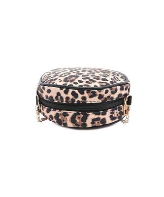 Beige Leopard Sling Bag 3