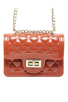 Pink Quilted Sling Bag