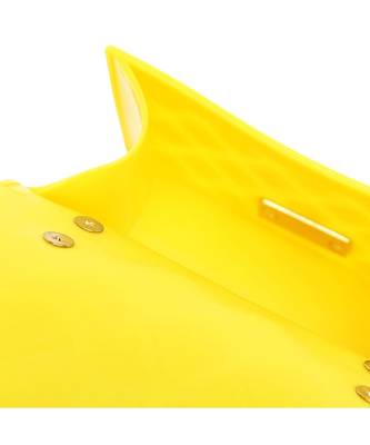 Yellow Quilted Sling Bag 5