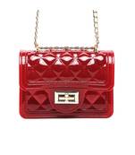 Red Quilted Sling Bag