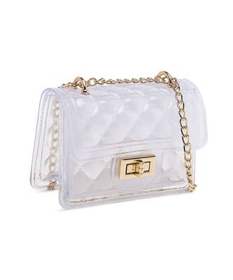 Clear Quilted Sling Bag 2