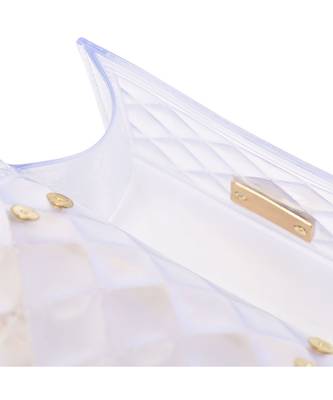 Clear Quilted Sling Bag 5