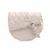 White Quilted Saddle Sling Bag