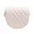 White Quilted Saddle Sling Bag