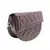 Brown Quilted Saddle Sling Bag