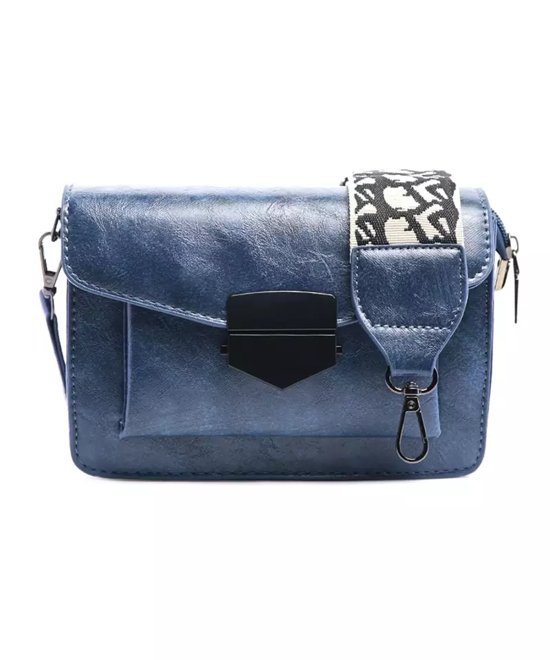 Blue Crossbody Sling Bag