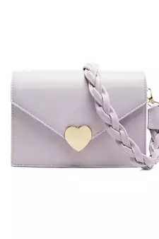 Purple Envelope Sling Bag