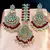 Maroon Copper Base Gold Plated Kundan Light Weight Earrings Maangtika Set Combo