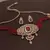 Maroon necklaces