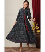 Women Floral Print Ankle Length Anarkali Kurti