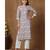 Womens Cotton Floral Print Straight Kurta Palazzo Set