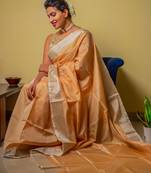 Nude Shade Uppada Silk Saree