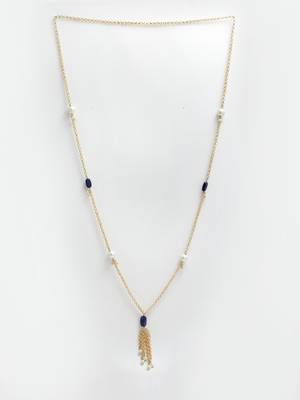 Blue pearl necklaces 3