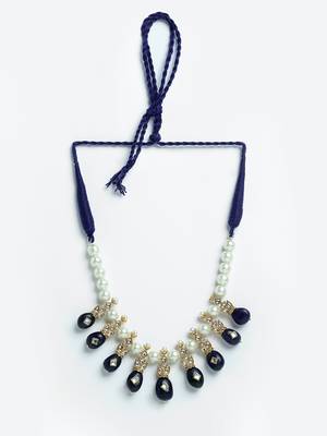Blue pearl necklaces 3