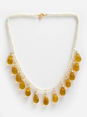 Yellow pearl necklaces 2