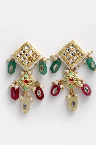 Red pearl necklace-sets