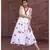 White Polka Dot Anghrakha Dress