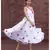 White Polka Dot Anghrakha Dress