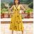 Yellow Dot Anghrakha Dress Polka