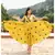 Yellow Dot Anghrakha Dress Polka