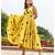 Yellow Dot Anghrakha Dress Polka