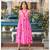 Pink Polka Dot Anghrakha Dress