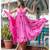 Pink Polka Dot Anghrakha Dress