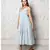 Turquoise Geometric Block Print Tyre Dress