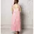 Pink Geometric Block Print Tyre Dress