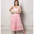 Pink Geometric Block Print Tyre Dress