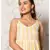 Yellow & White Geometric Block Print Tyre Dress