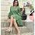 Olive Cotton Dress
