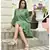 Olive Cotton Dress