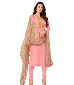Peach sequins chanderi salwar