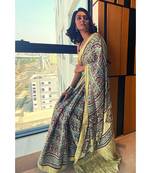 multicolor Ajrakh on modal silk