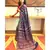 multicolor Ajrakh handcrafted on chanderi silk&  with running blouse