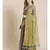 multicolor Jamdani on resham silk in yellow and grey melange