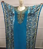  Zari Work Gerogette Islamic Style Arabian Partywear Farasha