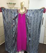  Zari Work Gerogette Islamic Style Arabian Partywear Farasha