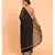 Suta Black & White Polka Dots Printed Pure Cotton Saree With Zari Border